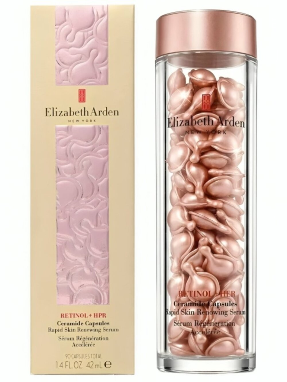 Elizabeth Arden Retinol + HPR Ceramide Capsules 90 Count Night Serum NIB